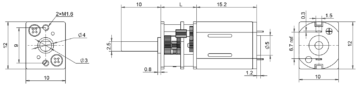 N20 micro gear motor | 12mm dc gear motor for model train - RIC MOTOR